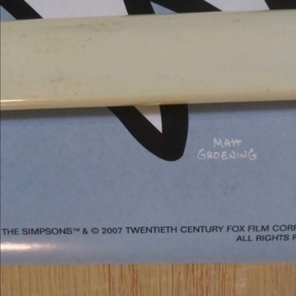 The Simpson’s “HOMER PRAISE JEBUS” 2007 Trends Int Poster #9220  VHTF 34"x22" - Picture 4 of 4